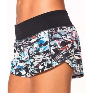 Lululemon Women's Speed Up Short 2.5" Culture Clash Multi Black 6